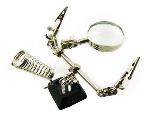Lupa Con Soporte Para Soldador Pinza Multiproposito Rs Mejia 0