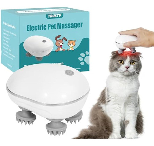 Masajeador Eléctrico Para Gatos, Masajeador De 0