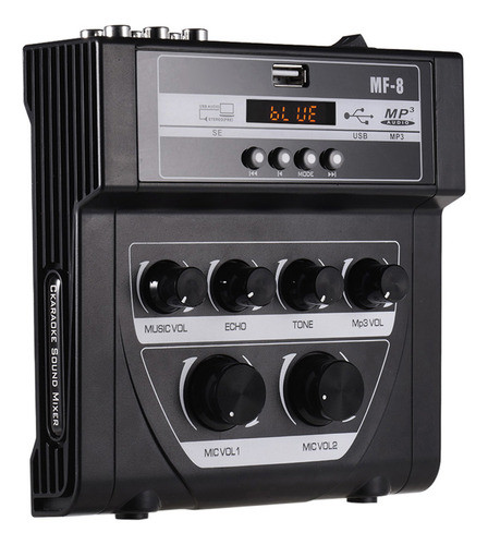 Microfone De Gravação Mixer Mixers Audio Echo Mixer Mini 0