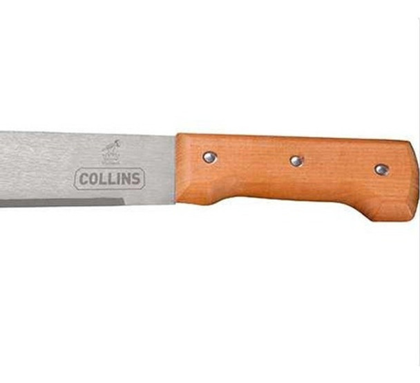Facão Para Mato Camping 22 Em Aço Cabo Madeira Collins 0