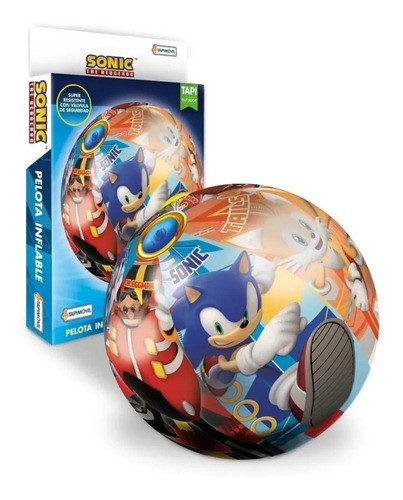 Pelota Inflable Verano Sonic 45cm Tapimovil 0