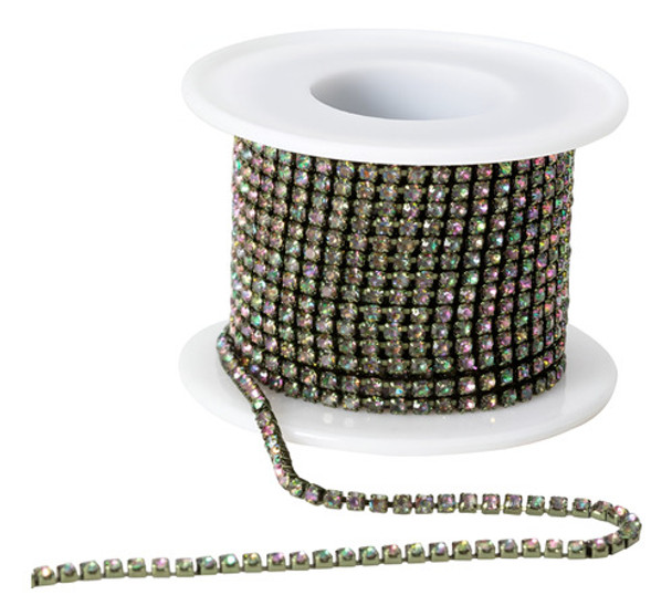 Tira De Strass 2.5mm 1rollo De 9m Colorful 0