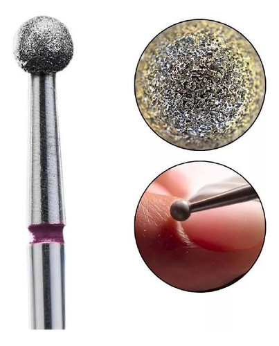 Fresa Para Uñas Y Manicuria Diamante Staleks Ball Grande 0