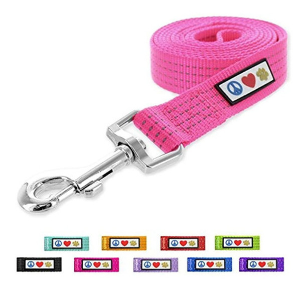 Pawtitas Mascota Cachorro Correa Correa Para Perro Reflectiv 0