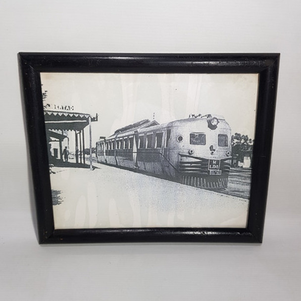 Antigua Foto Cuadro Ferrocarril Mag 62195 0
