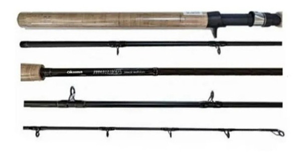 Caña De Baitcasting Okuma Morena Black 2,10 Mts 2 Tramos . 0