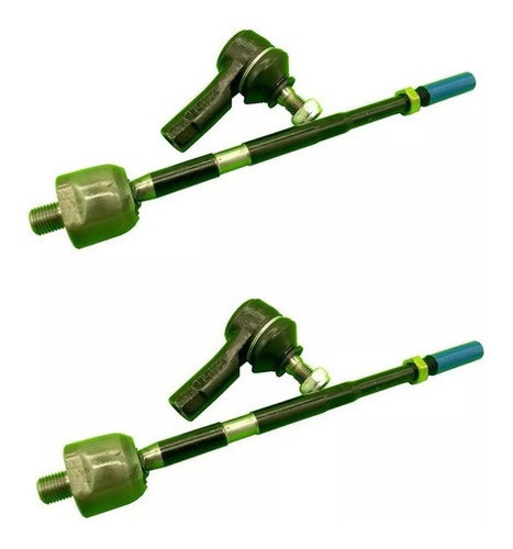 Par Terminal Direção+barra Axial Chery Celer 1.5 16v 2013 0
