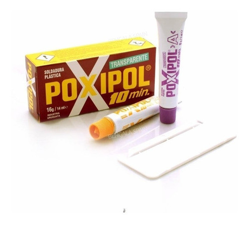 Adhesivo Epoxi Poxipol Transparente 70ml - Supercenter- 0