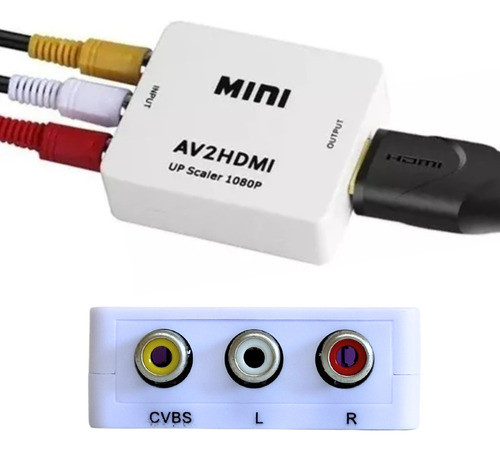Mini Adaptador Conversor D Hdmi P/ Video 3rca Av Oferta Novo 0