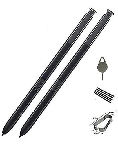 2 Lapices Opticos Para Galaxy Note 8 Negro + Puntas Y Pinza 0