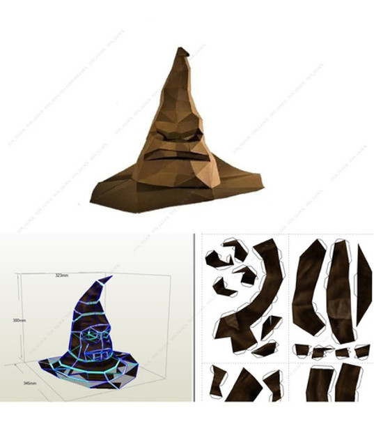 Sombrero Seleccionador De Harry Potter Papercraft 0 Sombrero Seleccionador De Harry Potter Papercraft 0
