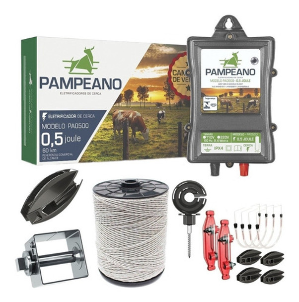 Cerca Elétrica Rural Equinos Cavalo Gado Boi Maior 0