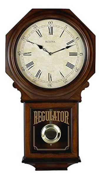 Bulova C3543 Ashford Antiguo Reloj Mundial Acabado De Nogal 0 Bulova C3543 Ashford Antiguo Reloj Mundial Acabado De Nogal 0