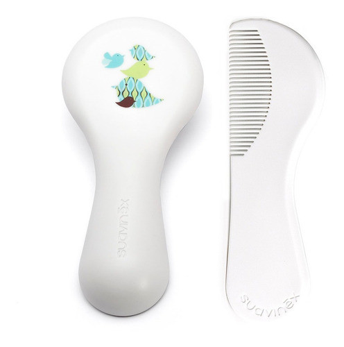 Set Suavi Cepillo Y Peine Blanco 2385 0