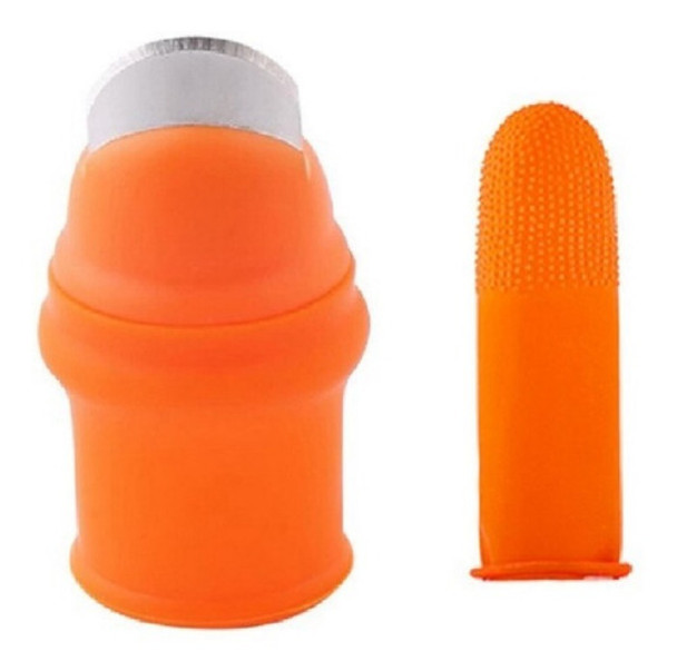 Dedal Para Cortar Ervas Jardinagem Podar Lamina Aço Borracha 0