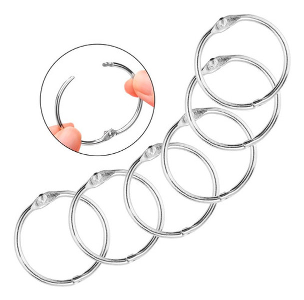 Aro Argolla Para Carpeta 50mm X50uni Metalico Calidad Oferta 0