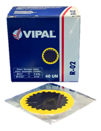 Remendo A Frio R-02 50 Mm - 20 Peças - Vipal 0