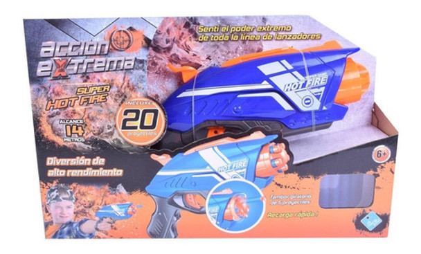 Accion Extrema Pistola Lanza Dardo Super Hot Fire 0