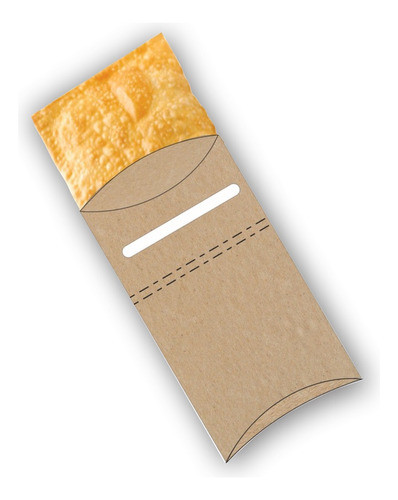 Embalagem Pastel Delivery Viagem Kraft 700 Caixas 0