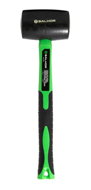 Martillo Maza De Goma 450 Gr 16 Oz Mango Fibra Vidrio Salkor 0