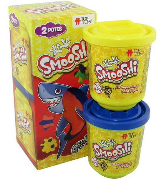 Juego De Masas Smooshi Pack X 2 Potes Con Moldes - Yamanca 0