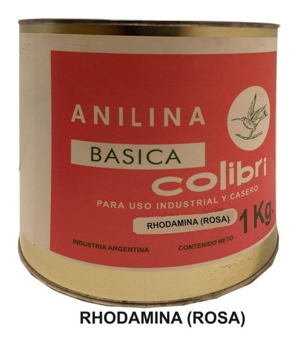 Anilina Basica Colibri X 1000 Grs Rhodamina (rosa) 0