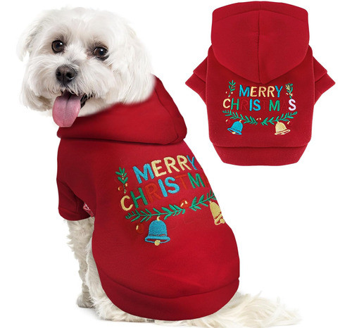 Chaqueta De Lana Roja Para Perros Pequeños Y Gatos, Talle S 0