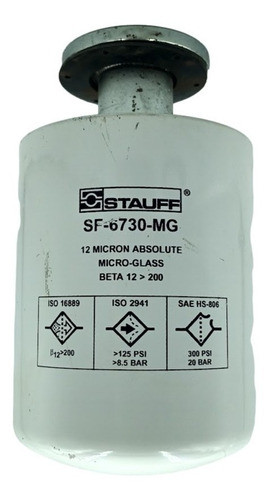 Filtro Hidráulico Stauff Sf-6730-mg 12 Micron Absolute 0
