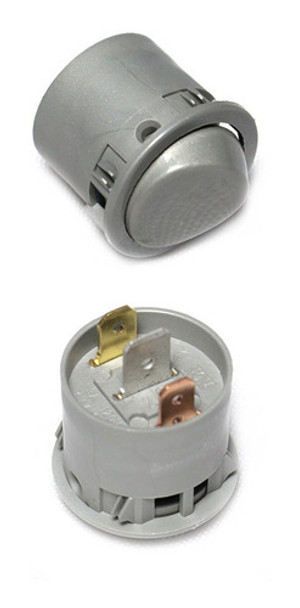Interruptor Luz Horno Cocina General Ele/mabe Gris Pulsador 0