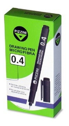 Estilografo Pizzini 0.4 Mm Graduado Drawing Pen Microfibra 0