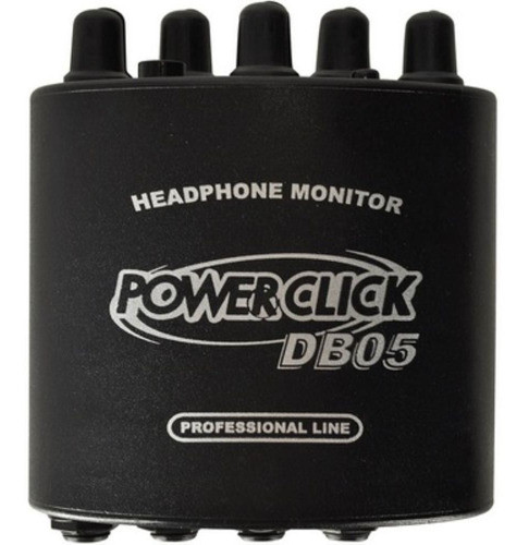 Amplificador De Fone De Ouvido Power Click Db 05 Com Fonte 0