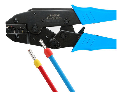 Alicate Prensa Terminal Tubular Dec Eletricista 0,50 ~ 6,0mm 0