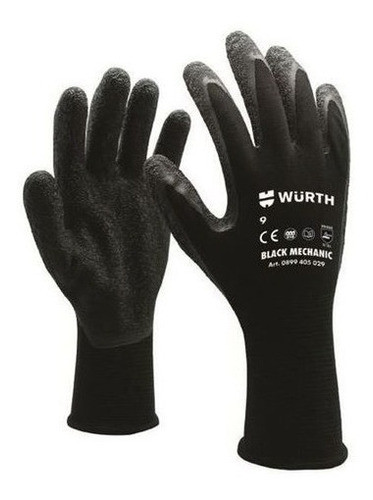 Guante Pu Microporoso Wurth Negro Dolsa Pinturas 0
