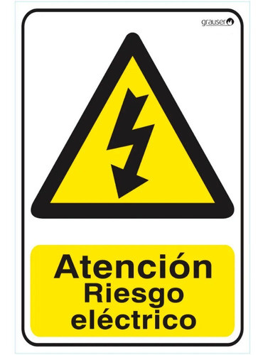 Cartel Reglamentario - Indicador De Riesgo Eléctrico 0