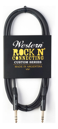 Cable Balanceado Western Ptrs20 Plug Plug 1/4 Trs 2 Mts 0