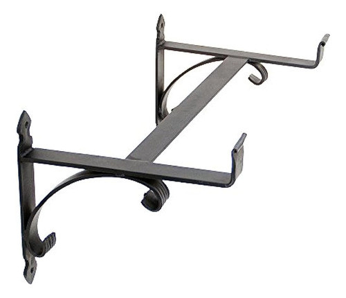 Diseños De Achla Rollos De Hierro Forjado Soporte De Ventana 0