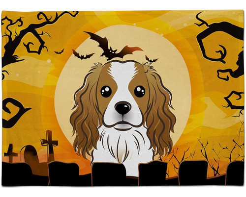 ~? Caroline's Treasures Bb1782plmt Halloween Cavalier Spanie 0