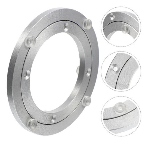 Base Giratória Para Prato De Mesa Vidro Madeira Marmore 40cm 0