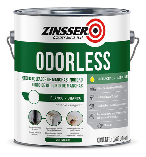 Fondo Bloqueador De Manchas Inoloro Rust-oleum 0