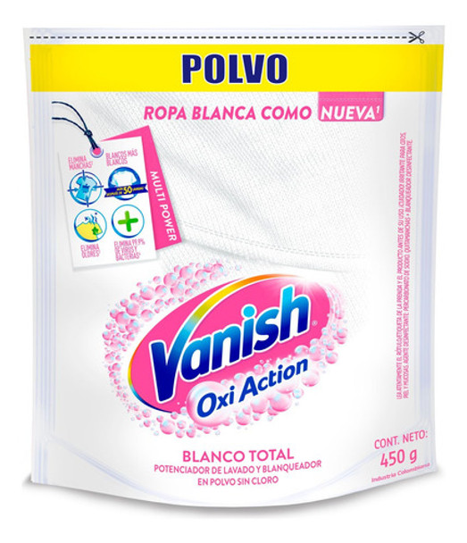 Vanish Polvo Blanco D/p 450 Gr X12u 0