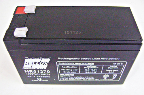 Bateria Vrla Hellux 0