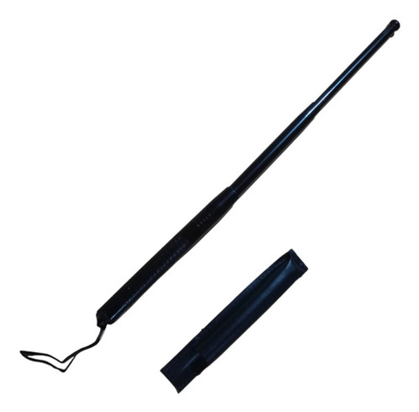 Tonfa Bastón Extensible Cachiporra Negro 0