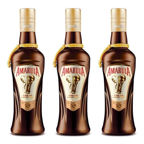 Licor Amarula 375ml X3 Zetta Bebidas 0