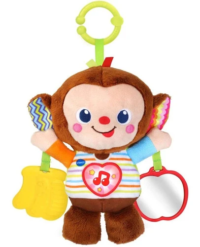 Peluche Con Mordillo Monito Bebé Luz Y Sonido Vtech 0