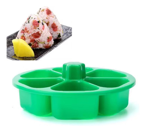 Triangular Máquina De Sushi Molde, Molde Onigiri Com Tampa 0