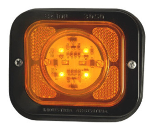 Faro Lateral Led Cuadrado Baiml 12v-24v 4 Leds Ambar 0