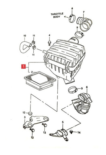 Carcaza Filtro De Aire C/filtro Suzuki Alto 800 2020- Gl 0