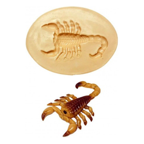 Molde De Silicone Escorpião 0