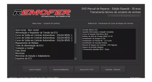 Reparacion Ecu Inmo Inyeccion Remofer Mercosur 0
