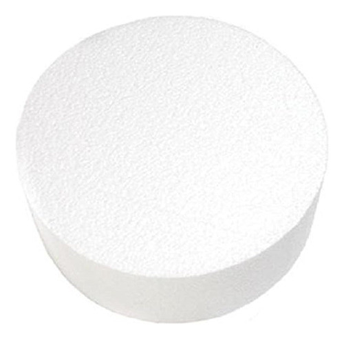 Oasis Supply Dummy Round Cake, 14  X 5 , Blanco 0